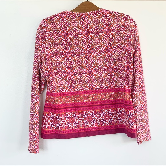 Lands End Long Sleeve Rash-Guard Modest Swim Top - Picture 5 of 5